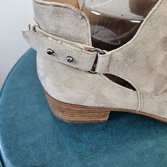 Sam Edelman Pierson Woven Cutout Booties in Putty Size 9 - Picture 4 of 10